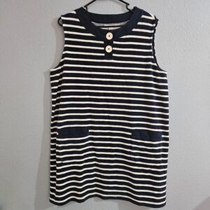 Boden Terry Cloth Dress Cover Up Sleeveless Women's‎ Size 16